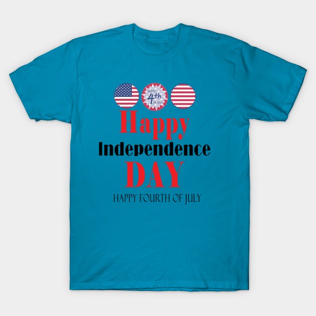 fourth of july T-Shirt by Halmoswi